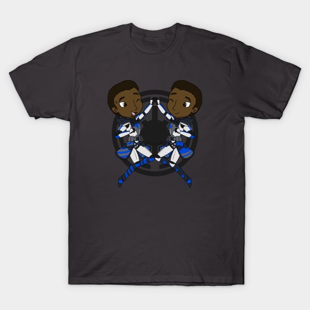 Chibi Twins T-Shirt by One Creative Ginger